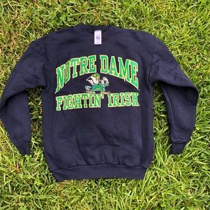 Vintage logo 7 Notre Dame crewneck